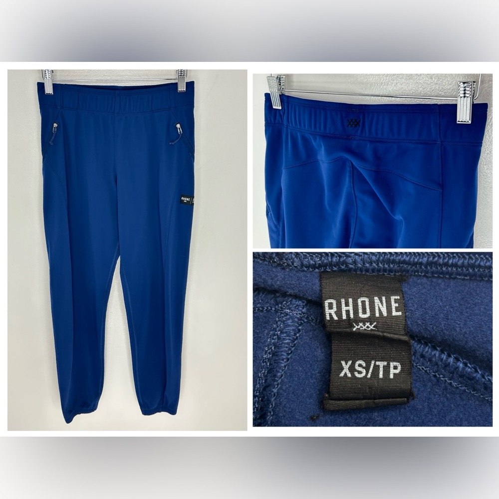 Rhone Cobalt Blue Sweat Pants Size‎ XS Drawstring #200005 Athleisure 26x26